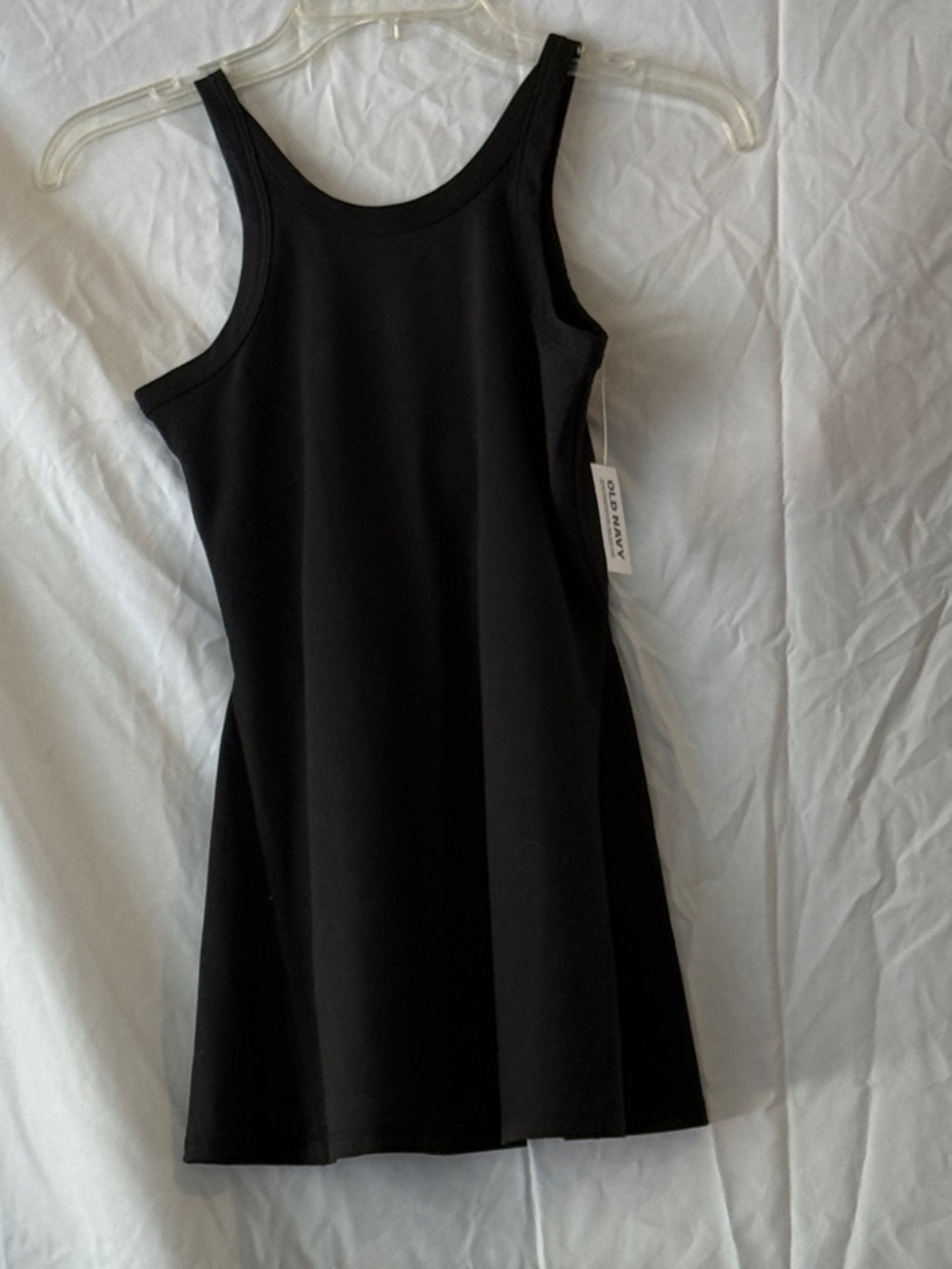 Old Navy Black Powersoft Sleeveless A-Line Kids Dress